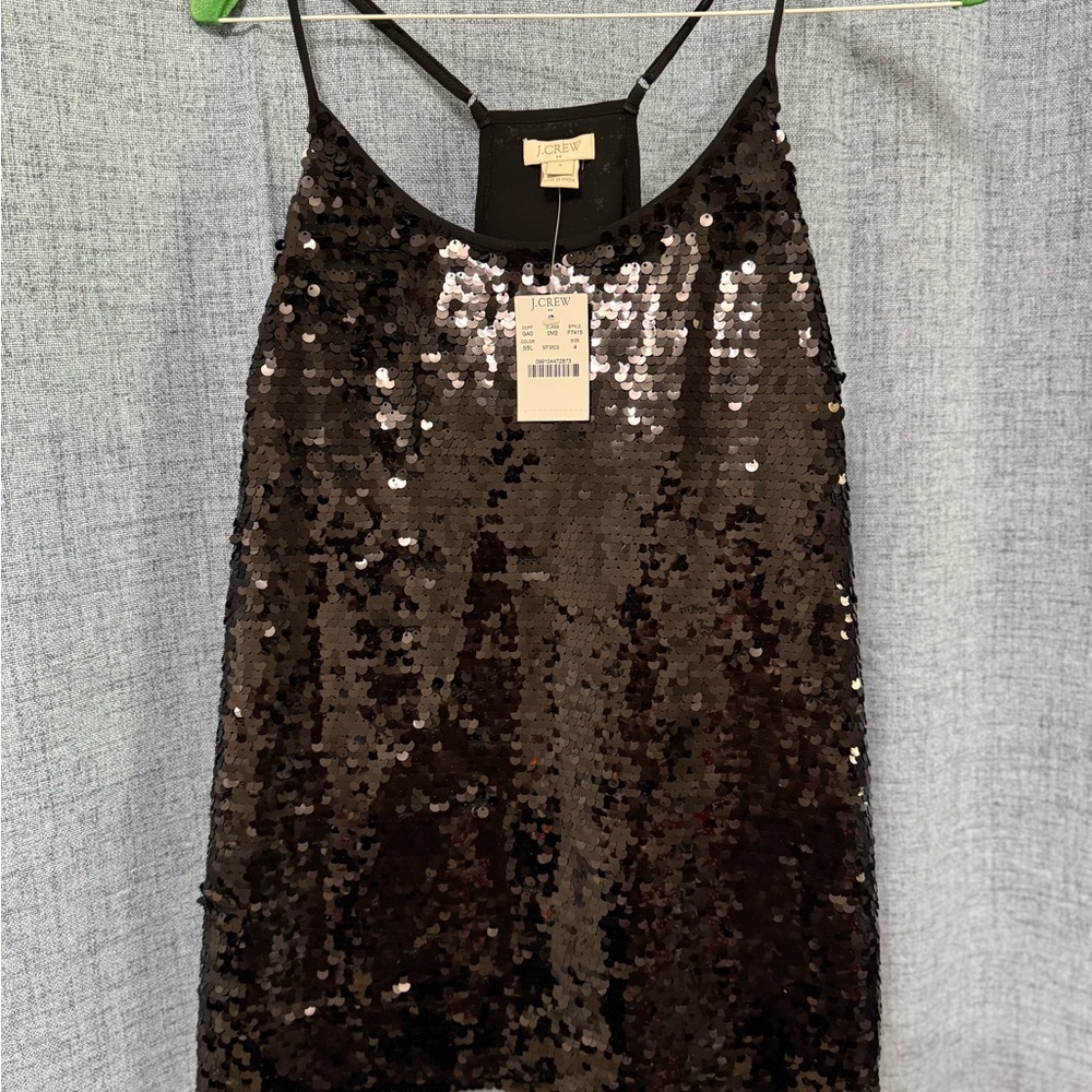 J.Crew Black Sequin Tank (4/$25)